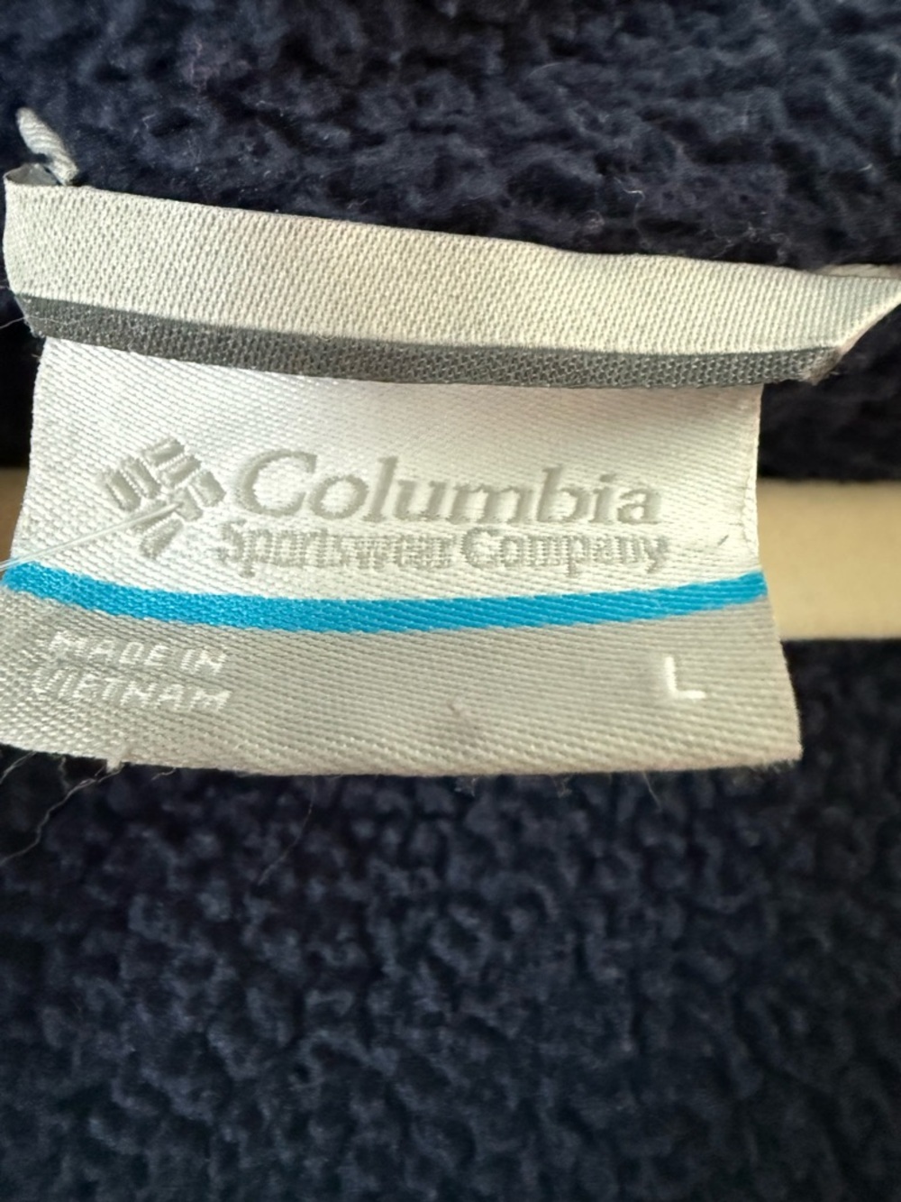 Columbia Women’s Chatfield Hill Jacket Coat Navy Blue Warm Winter Cozy Large - Picture 8 of 8